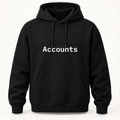 Accounts Hoodie in black