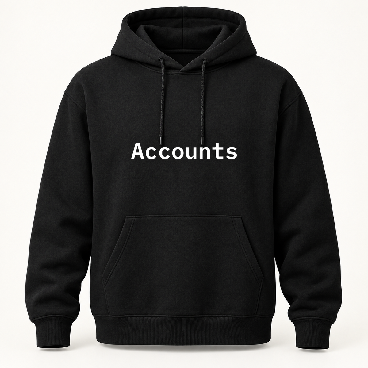Accounts Hoodie in black