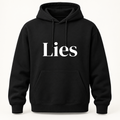 Lies Hoodie in black