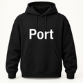 Port Hoodie in black