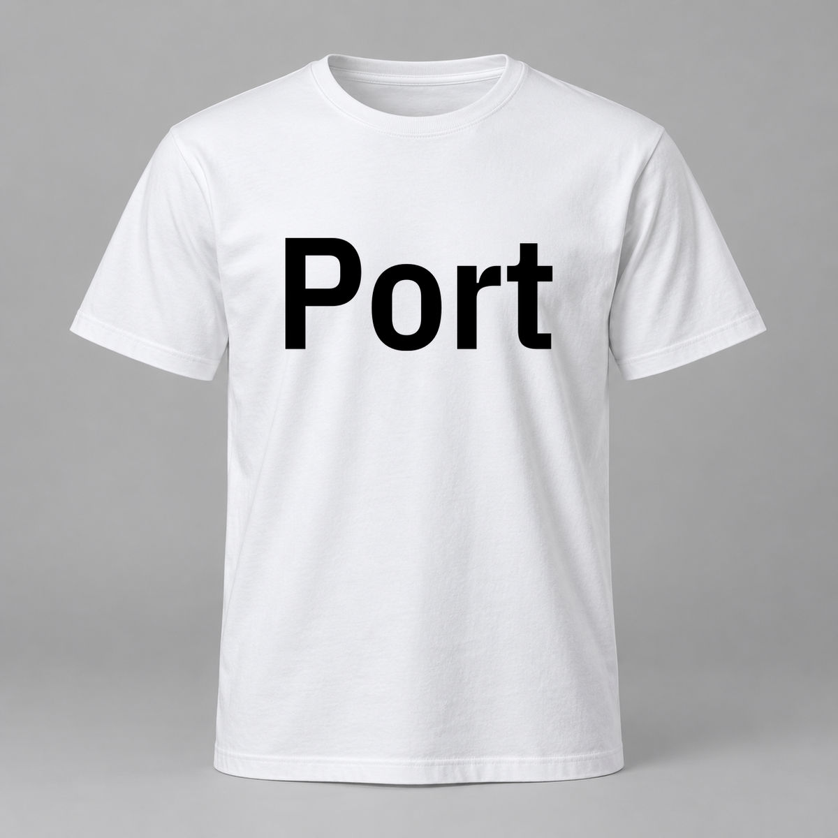 Port T-Shirt in white