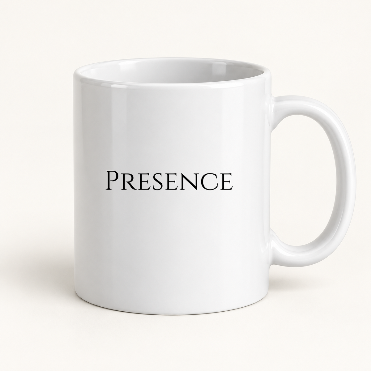 Presence Mug in white