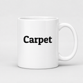 Carpet Mug in white