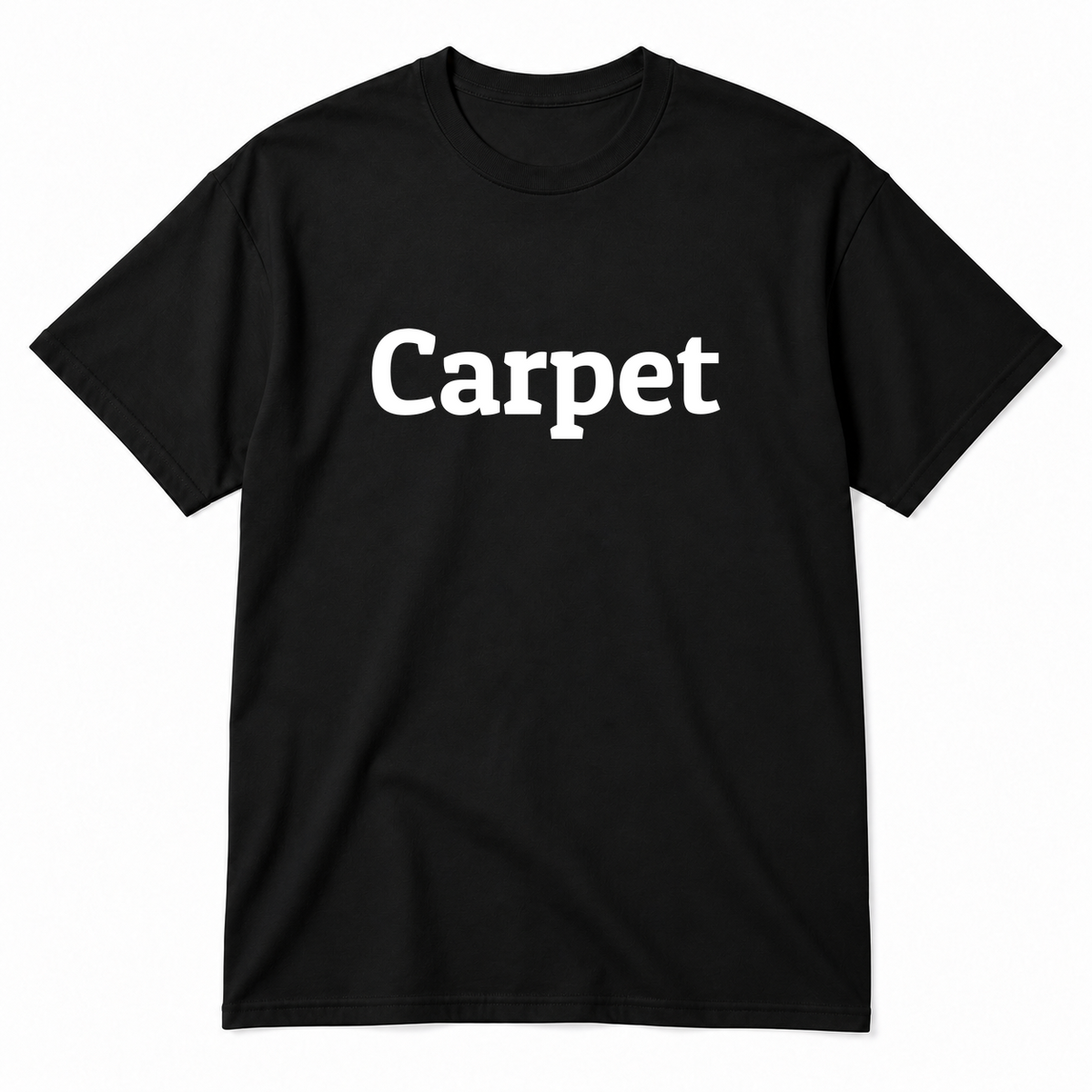 Carpet T-Shirt in black