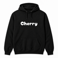 Cherry Hoodie in black