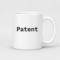 Patent Mug in white