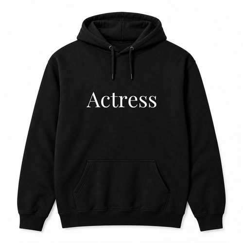Actress Hoodie in black
