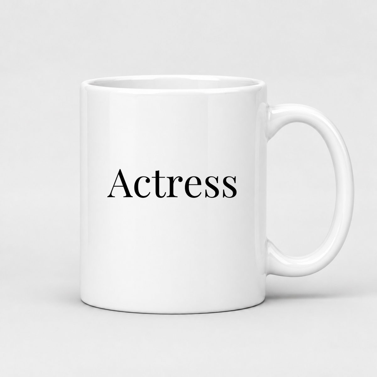 Actress Mug in white