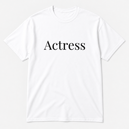 Actress T-Shirt in white