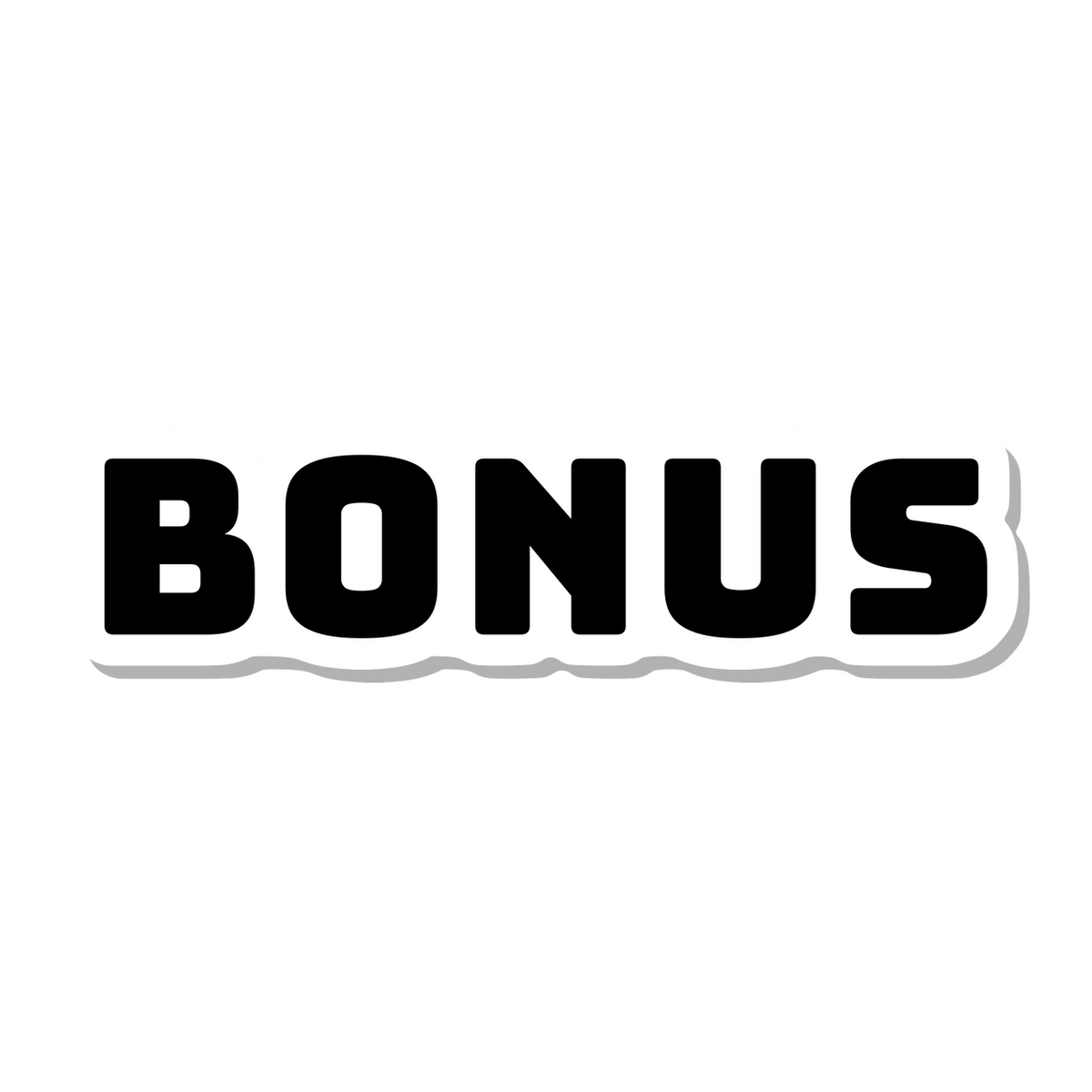 Bonus die-cut sticker