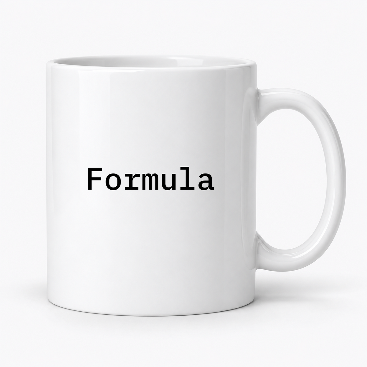 Formula Mug in white