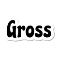 Gross die-cut sticker