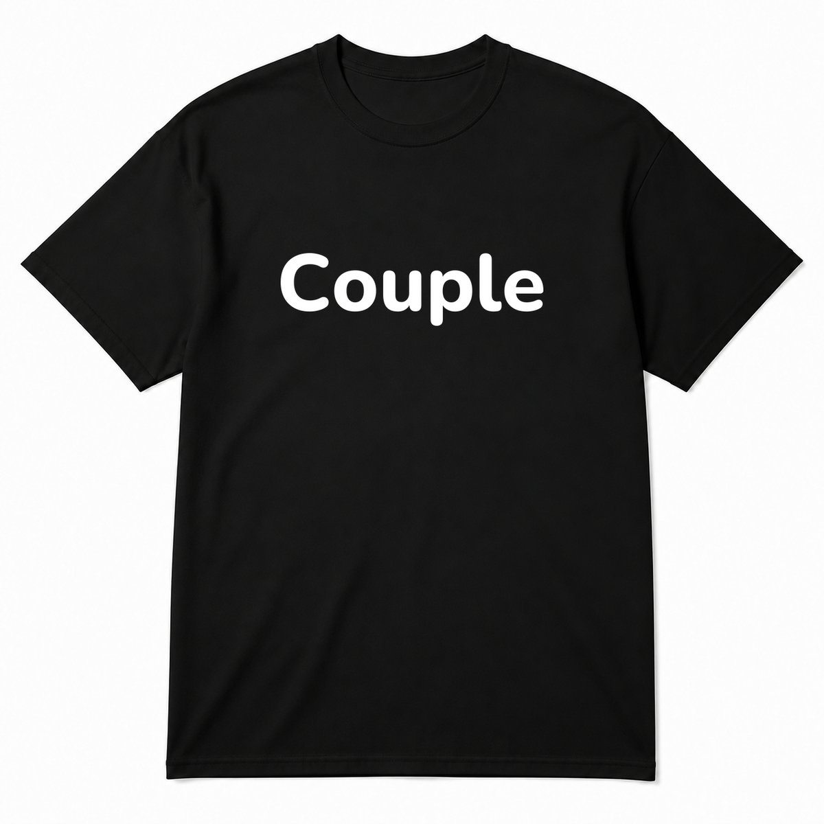 Couple T-Shirt in black