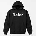 Refer Hoodie in black