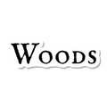 Woods die-cut sticker