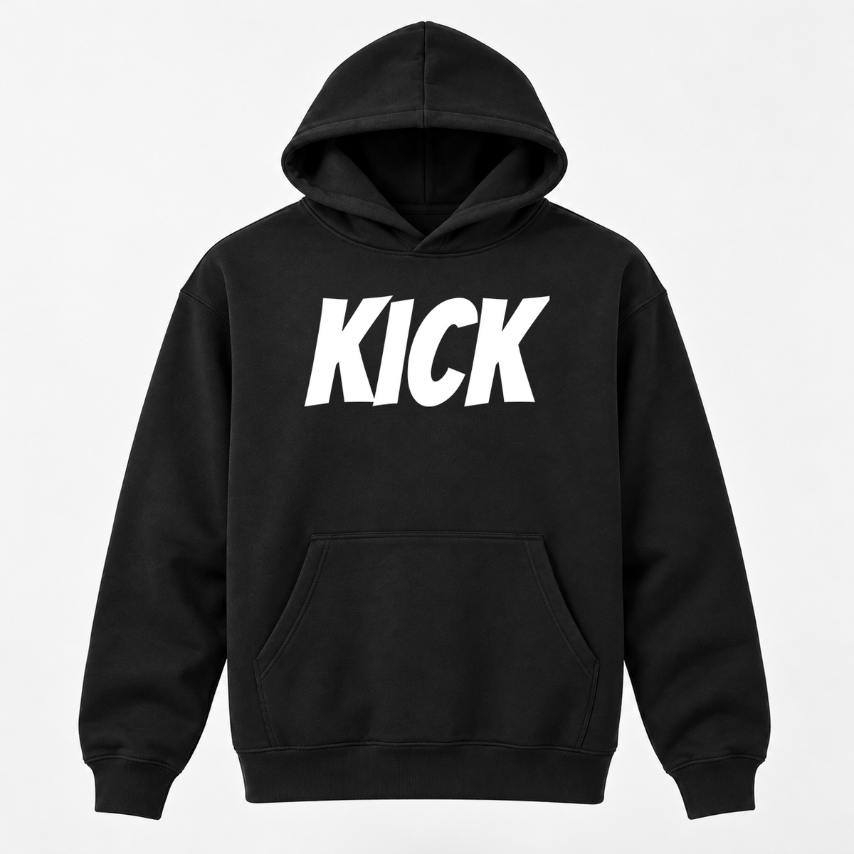 Kick Hoodie in black