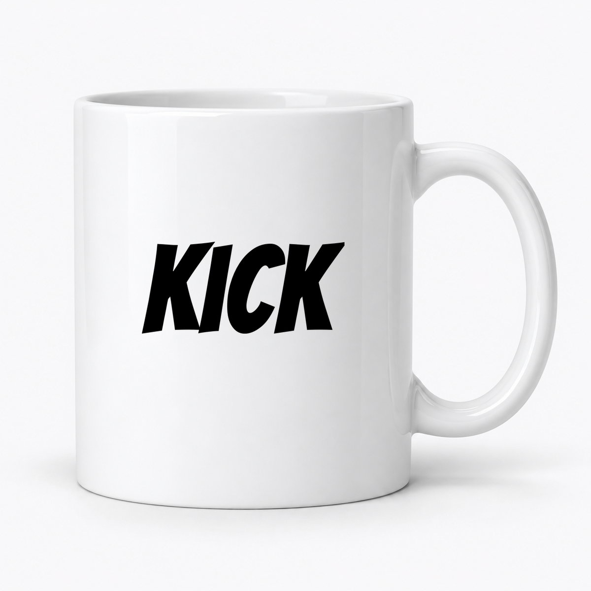 Kick Mug in white