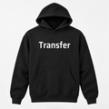 Transfer Hoodie in black
