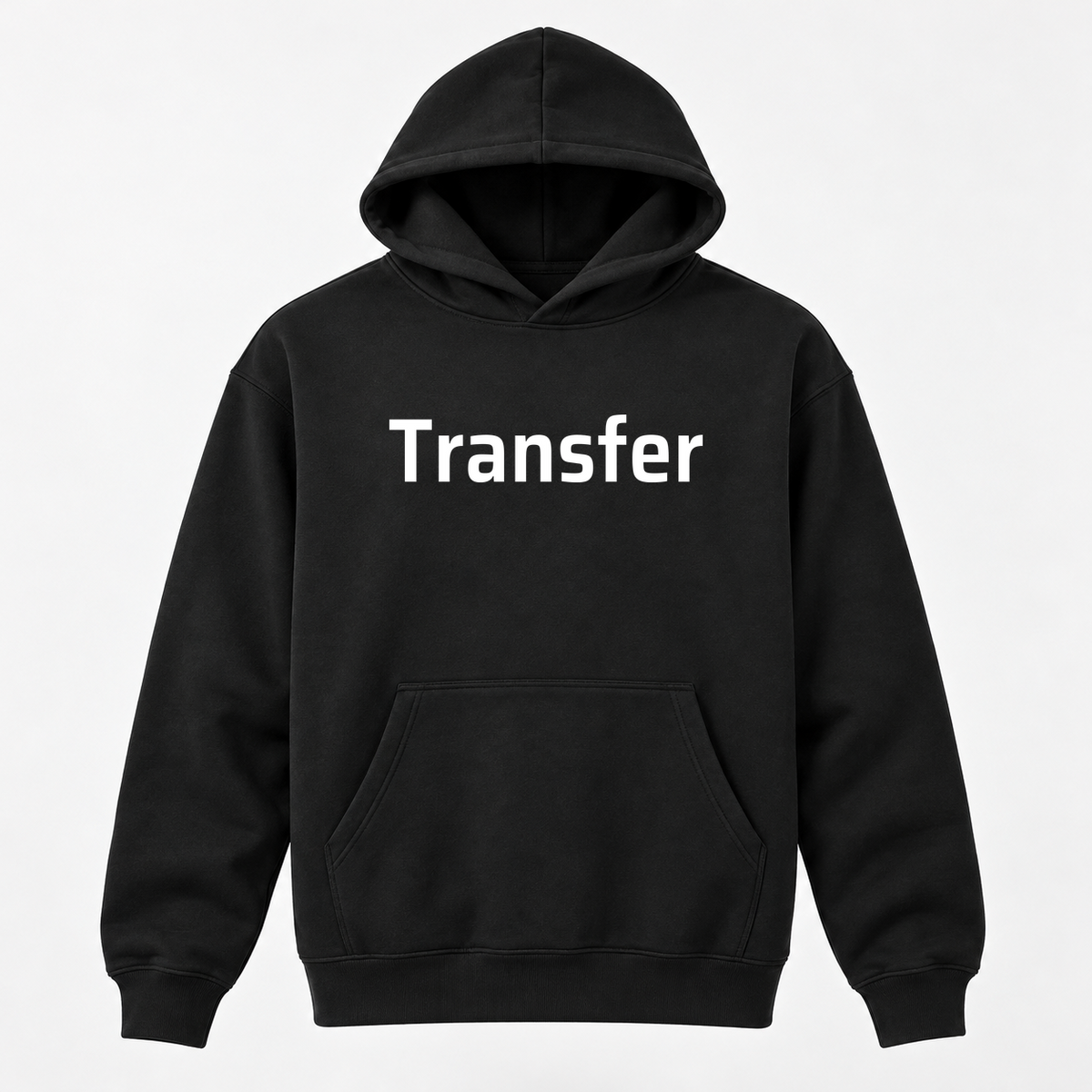 Transfer Hoodie in black