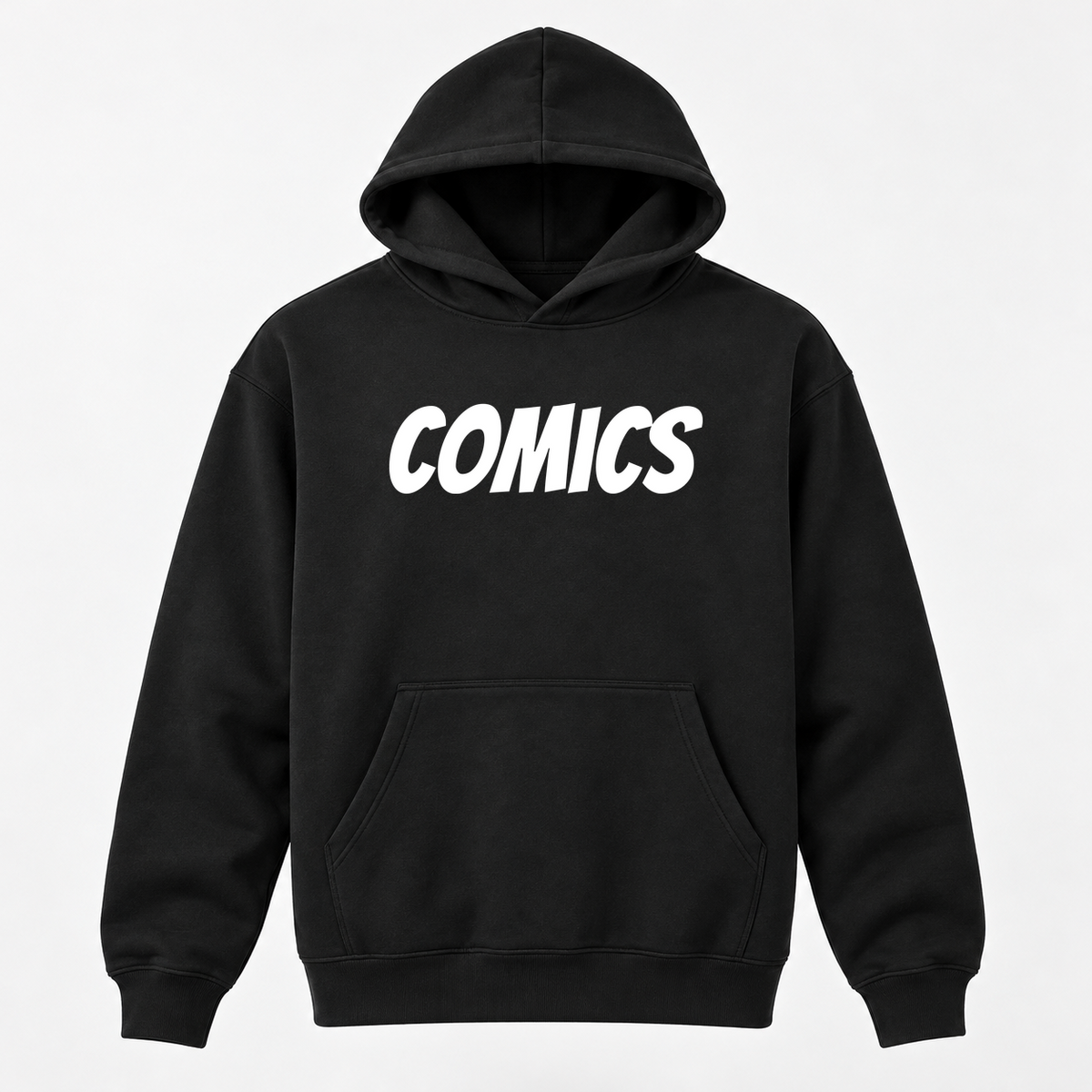 Comics Hoodie in black