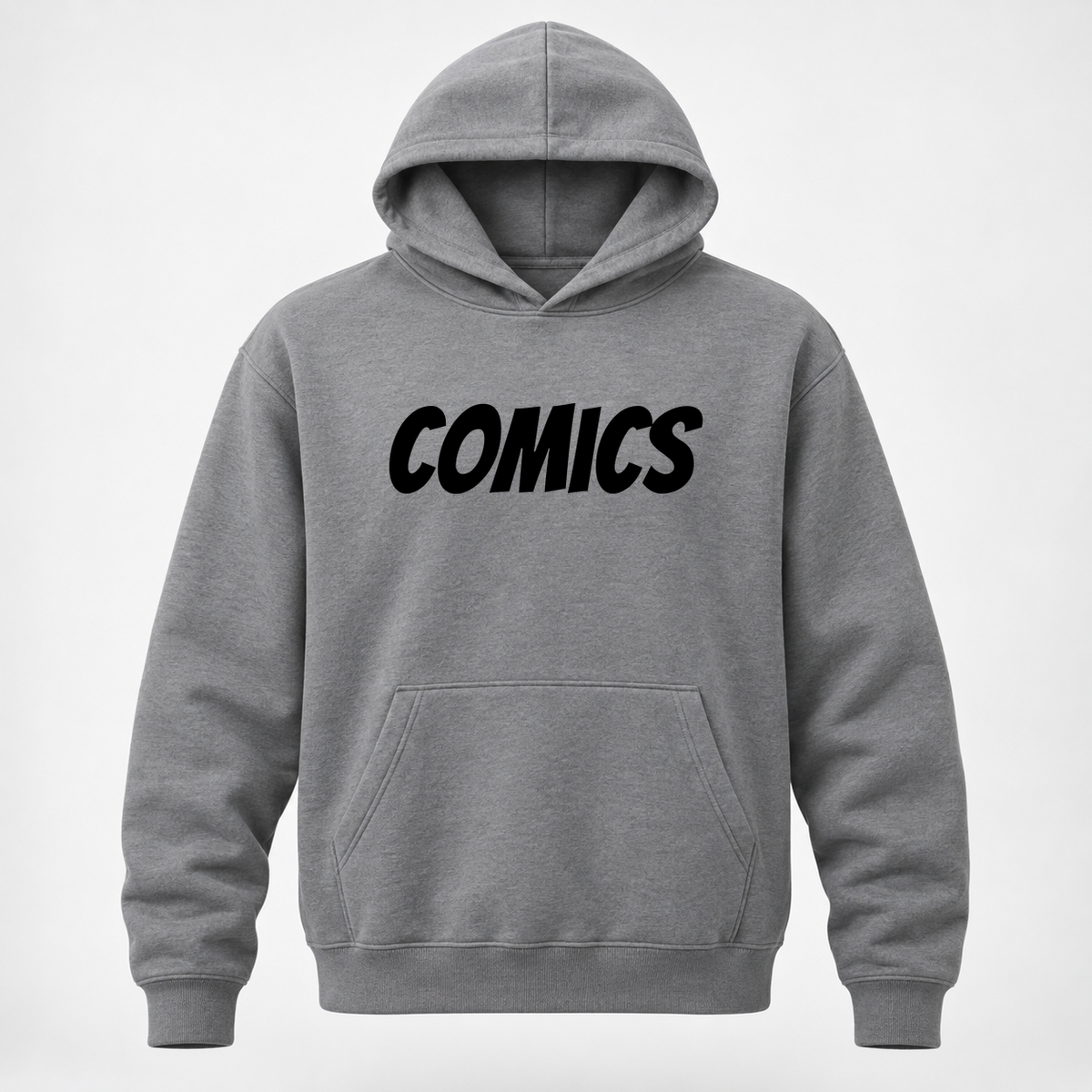 Comics Hoodie in gray