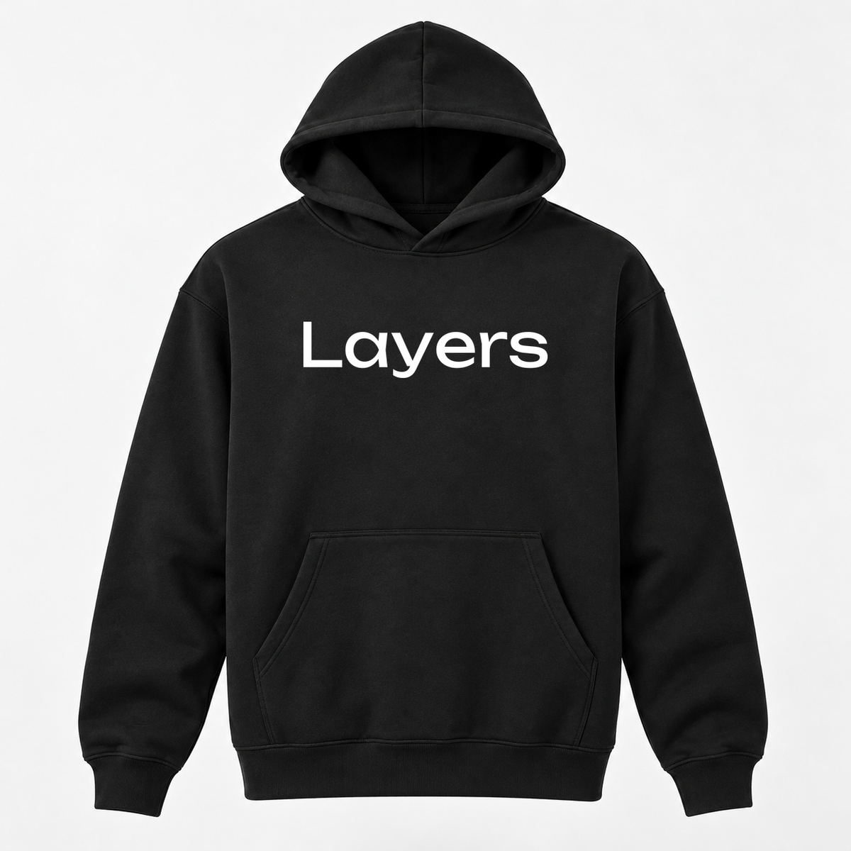 Layers Hoodie in black