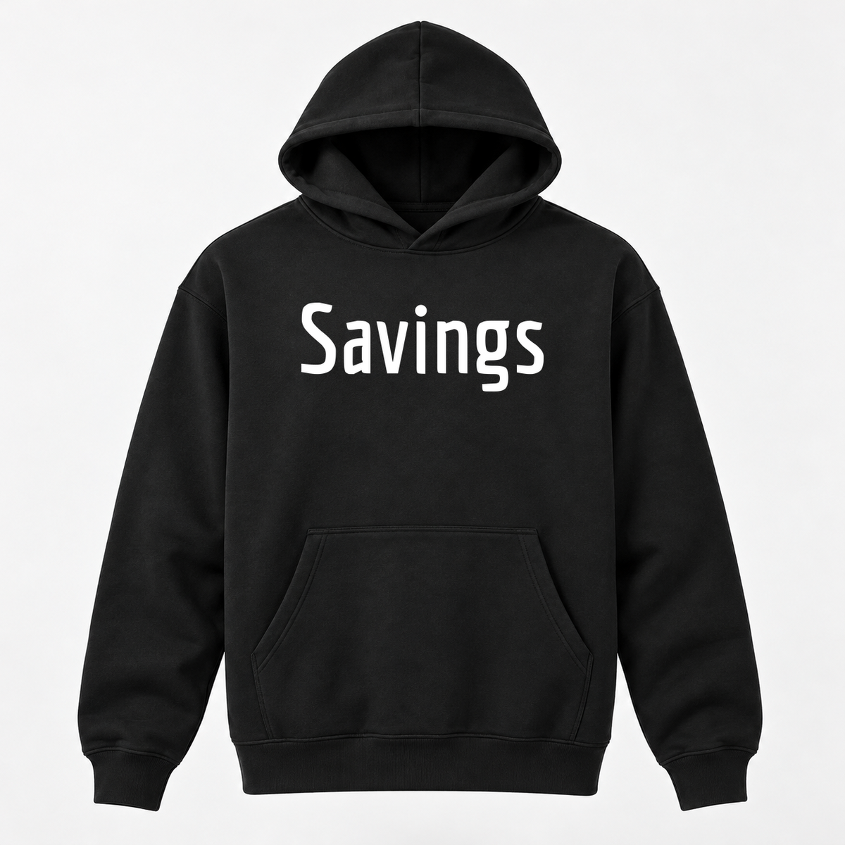 Savings Hoodie in black
