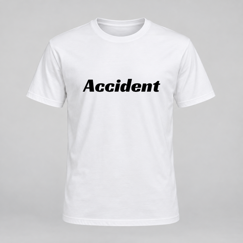 Accident T-Shirt in white