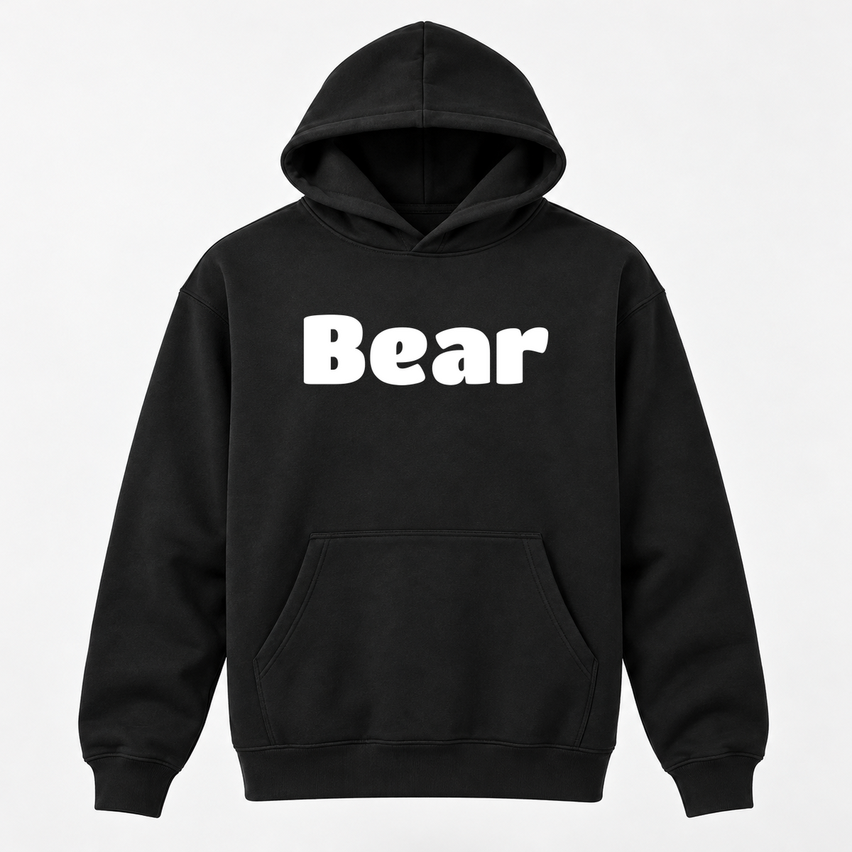 Bear Hoodie in black