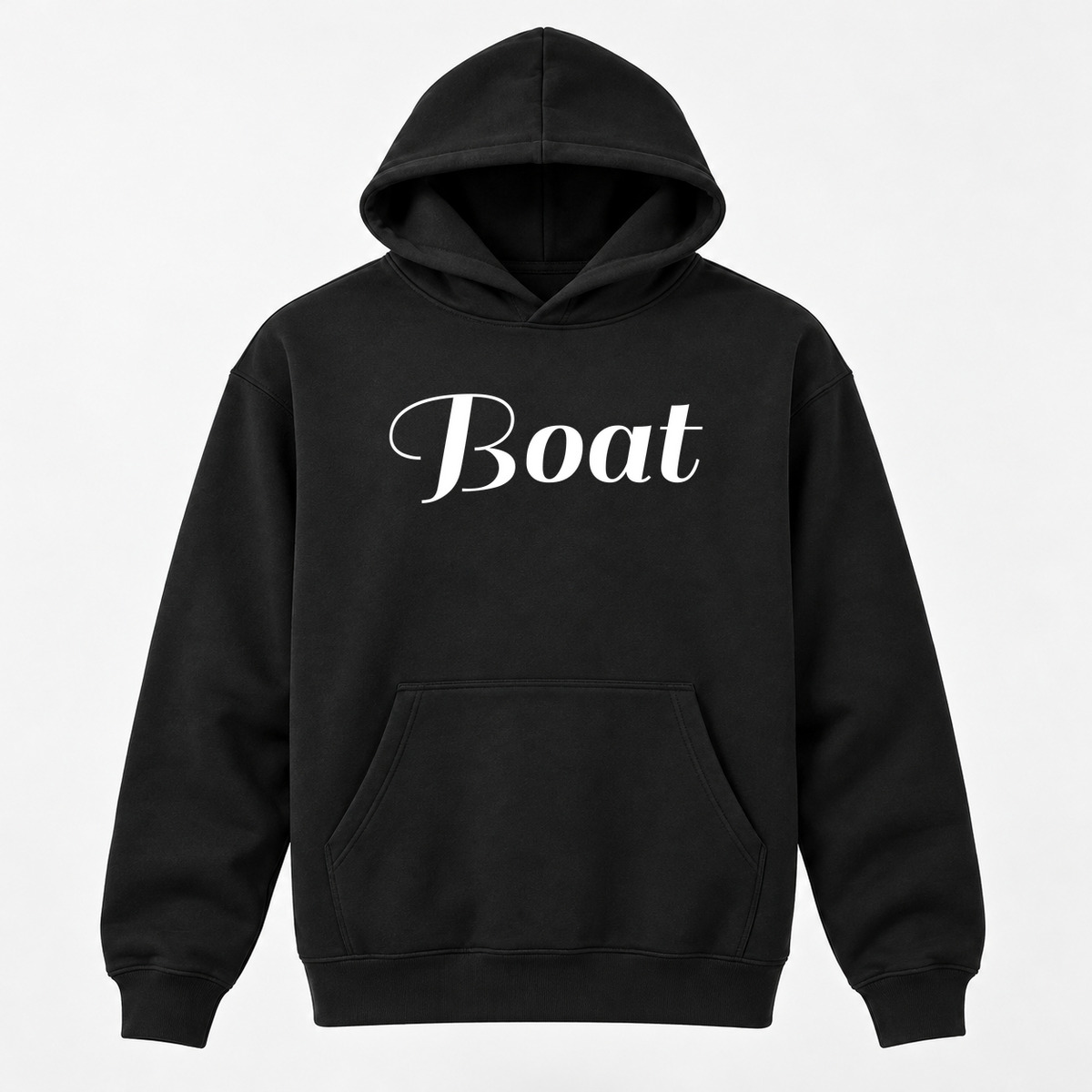 Boat Hoodie in black