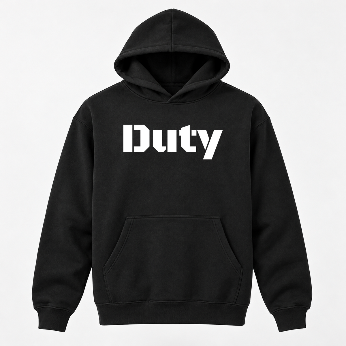 Duty Hoodie in black