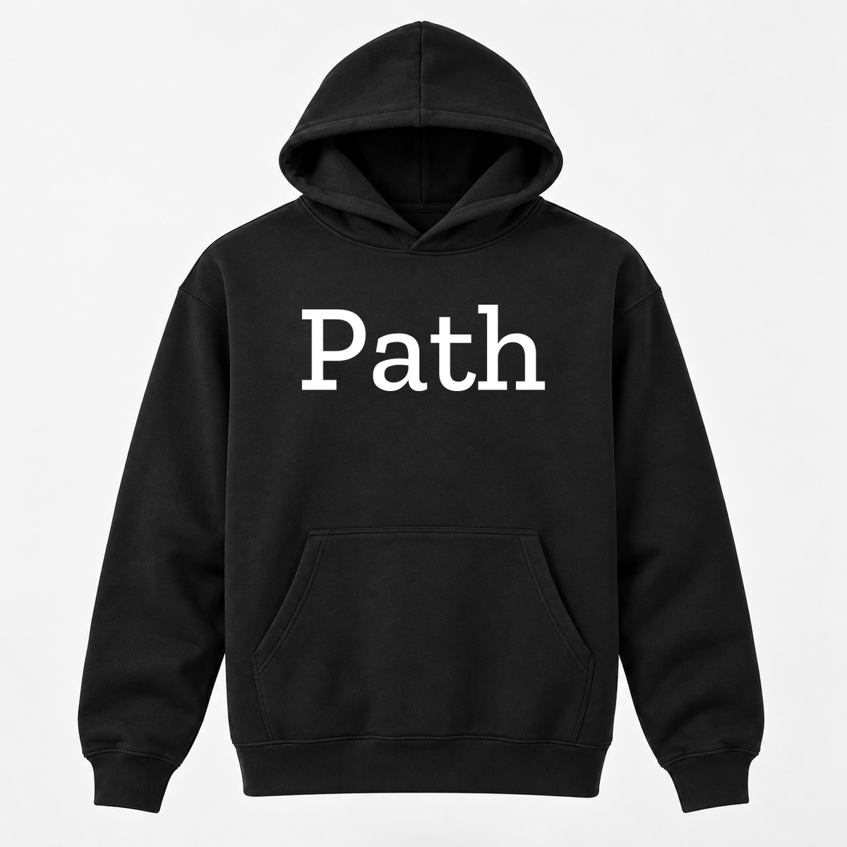Path Hoodie in black