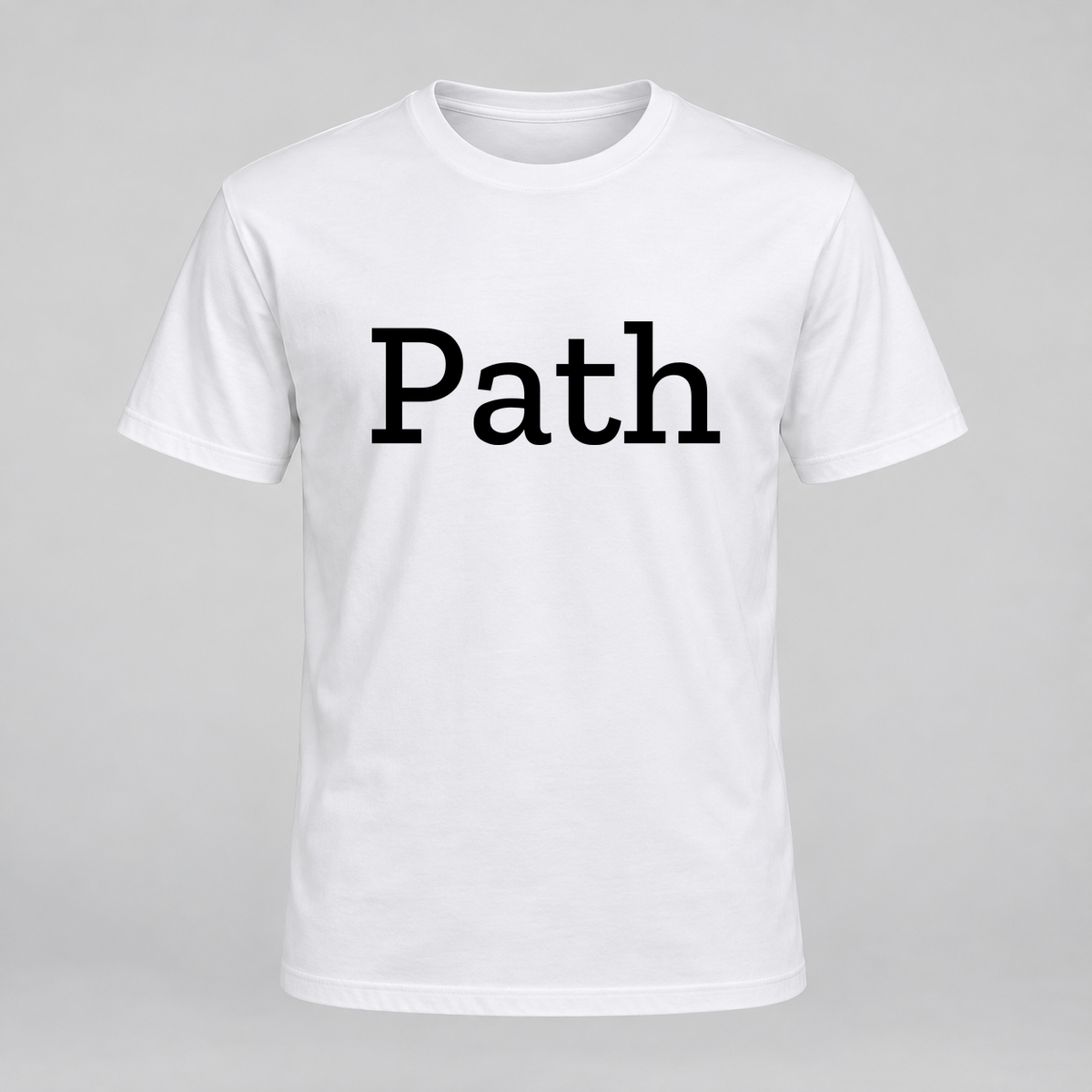 Path T-Shirt in white