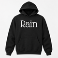 Rain Hoodie in black