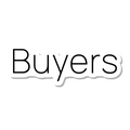 Buyers die-cut sticker