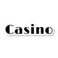 Casino die-cut sticker