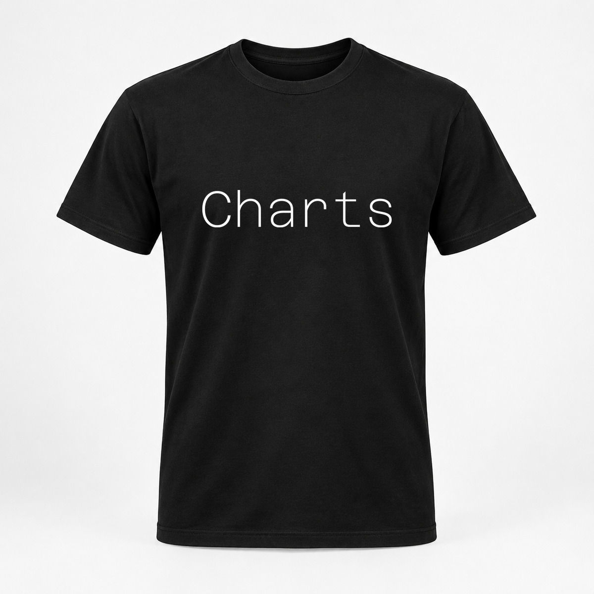 Charts T-Shirt in black