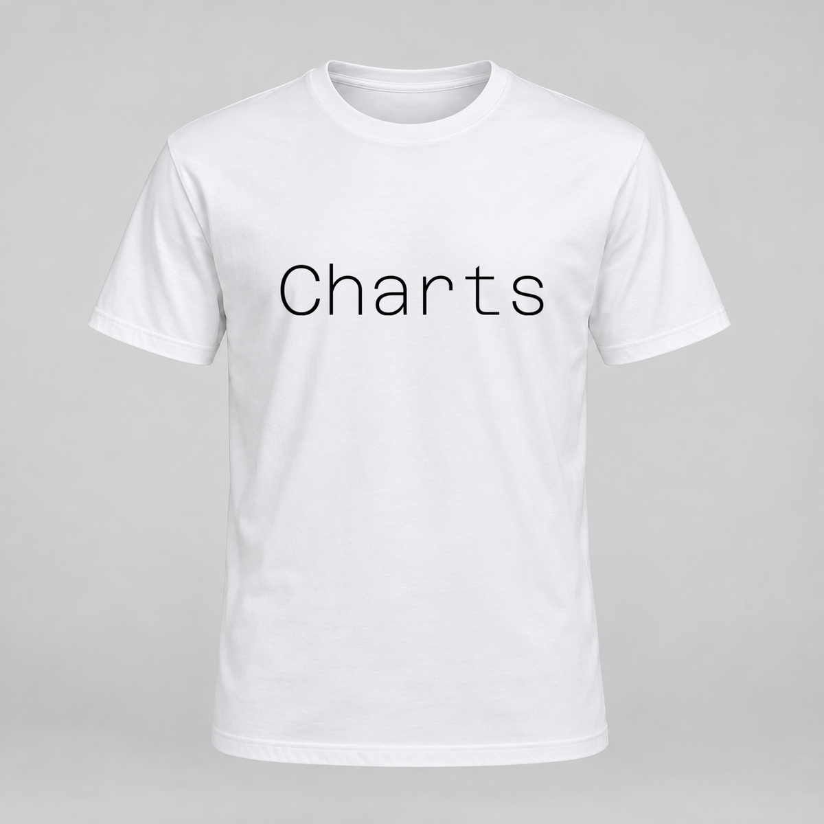 Charts T-Shirt in white