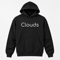 Clouds Hoodie in black
