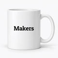 Makers Mug in white