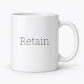 Retain Mug in white