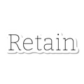 Retain die-cut sticker