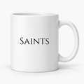 Saints Mug in white