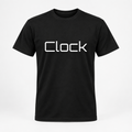 Clock T-Shirt in black