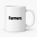 Farmers Mug in white