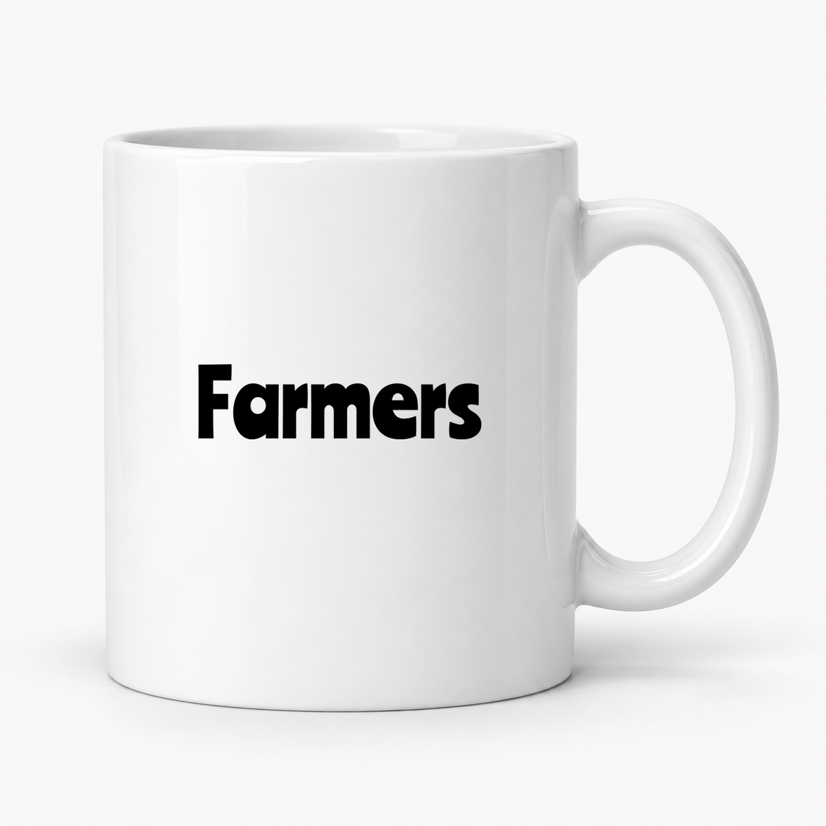 Farmers Mug in white