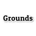 Grounds die-cut sticker