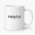 Helpful Mug in white