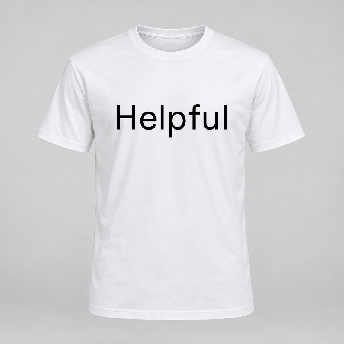 Helpful T-Shirt in white
