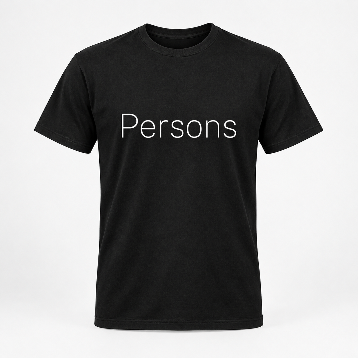 Persons T-Shirt in black